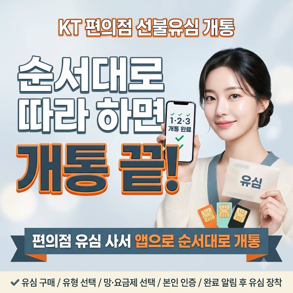 개통 후 신호 확인